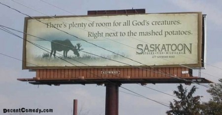 Only in Canada can you get away with a billboard like this